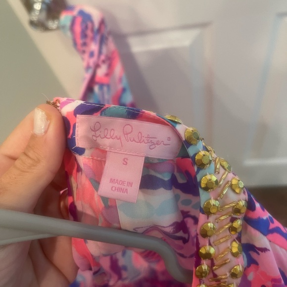 Lilly Pulitzer NWOT long sleeve romper size small. Never worn. - Picture 5 of 5